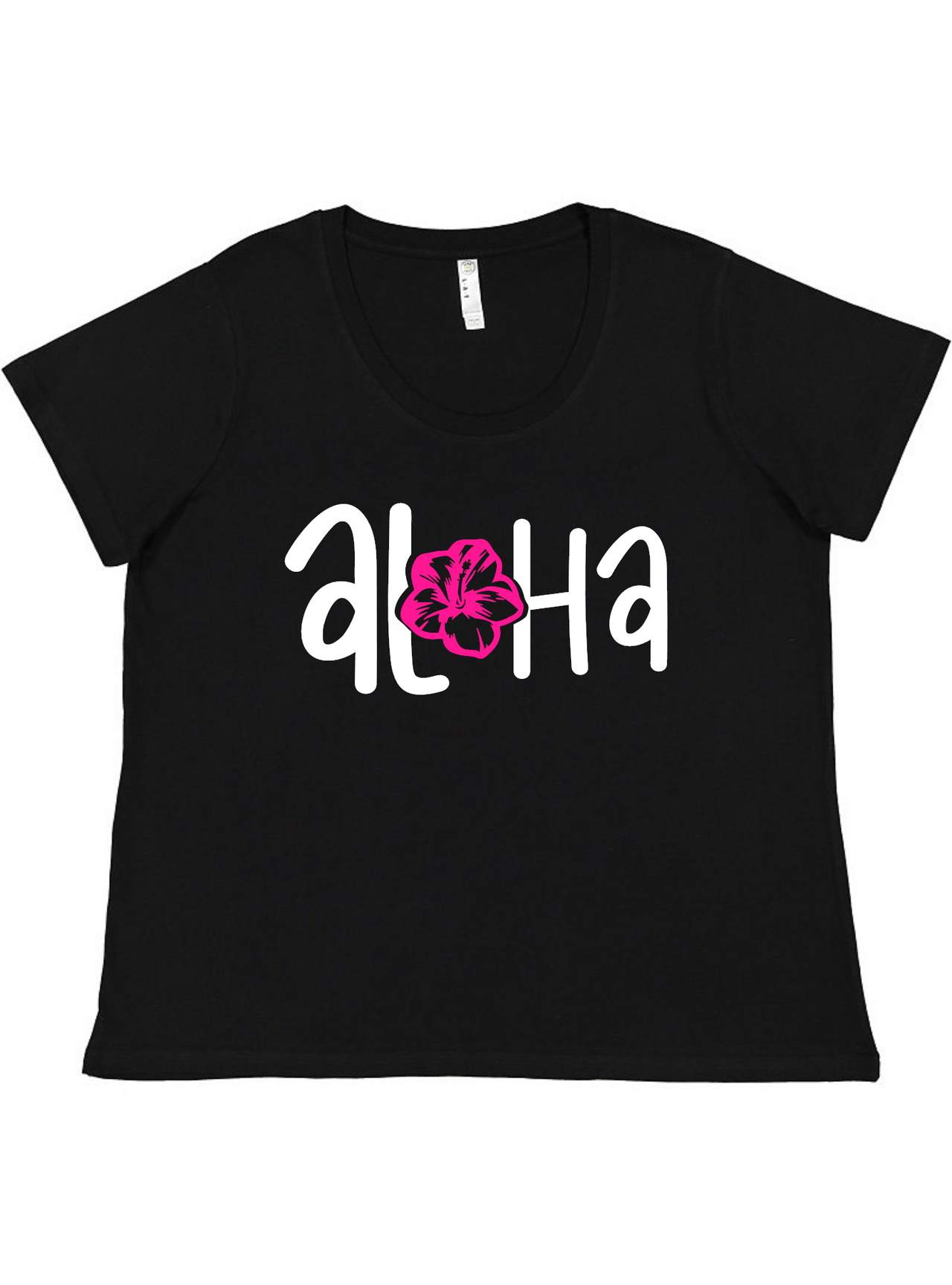 Aloha Ladies Tee Ladies Shirt by Akron Pride Custom Tees | Akron Pride Custom Tees