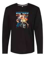 Big Boy Biker Long Sleeve Tee Akron Pride Custom Tees