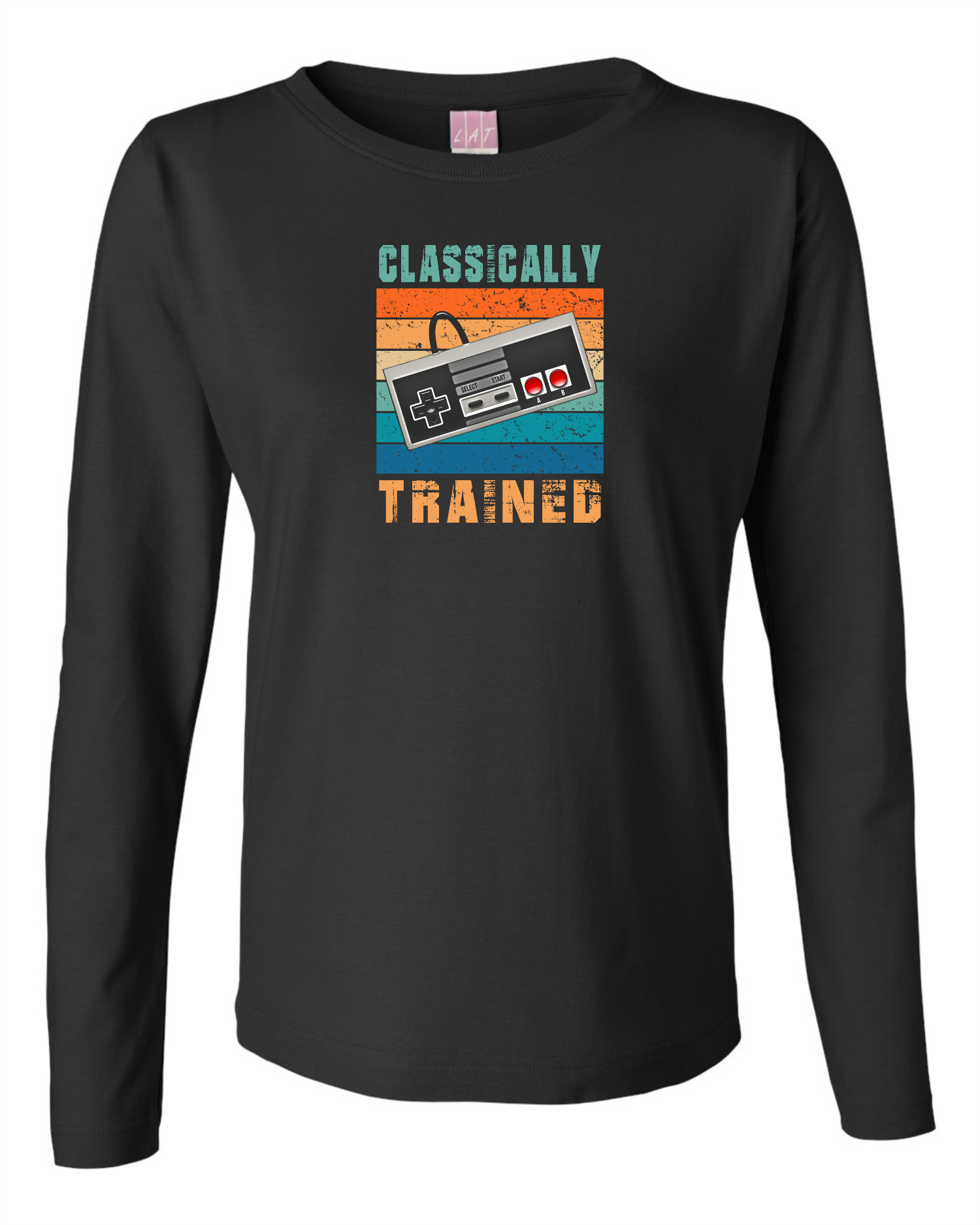 Classically Trained Ladies LS Tee Ladies Long Sleeve Shirt by Akron Pride Custom Tees | Akron Pride Custom Tees