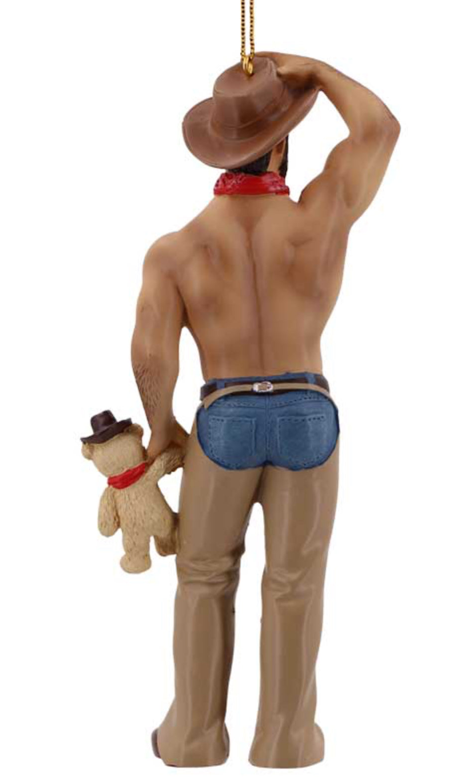 Cowboy Bear Ornament Ornament by Akron Pride Custom Tees | Akron Pride Custom Tees