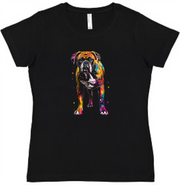 Neon Boxer Ladies Tee Ladies Shirt by Akron Pride Custom Tees | Akron Pride Custom Tees