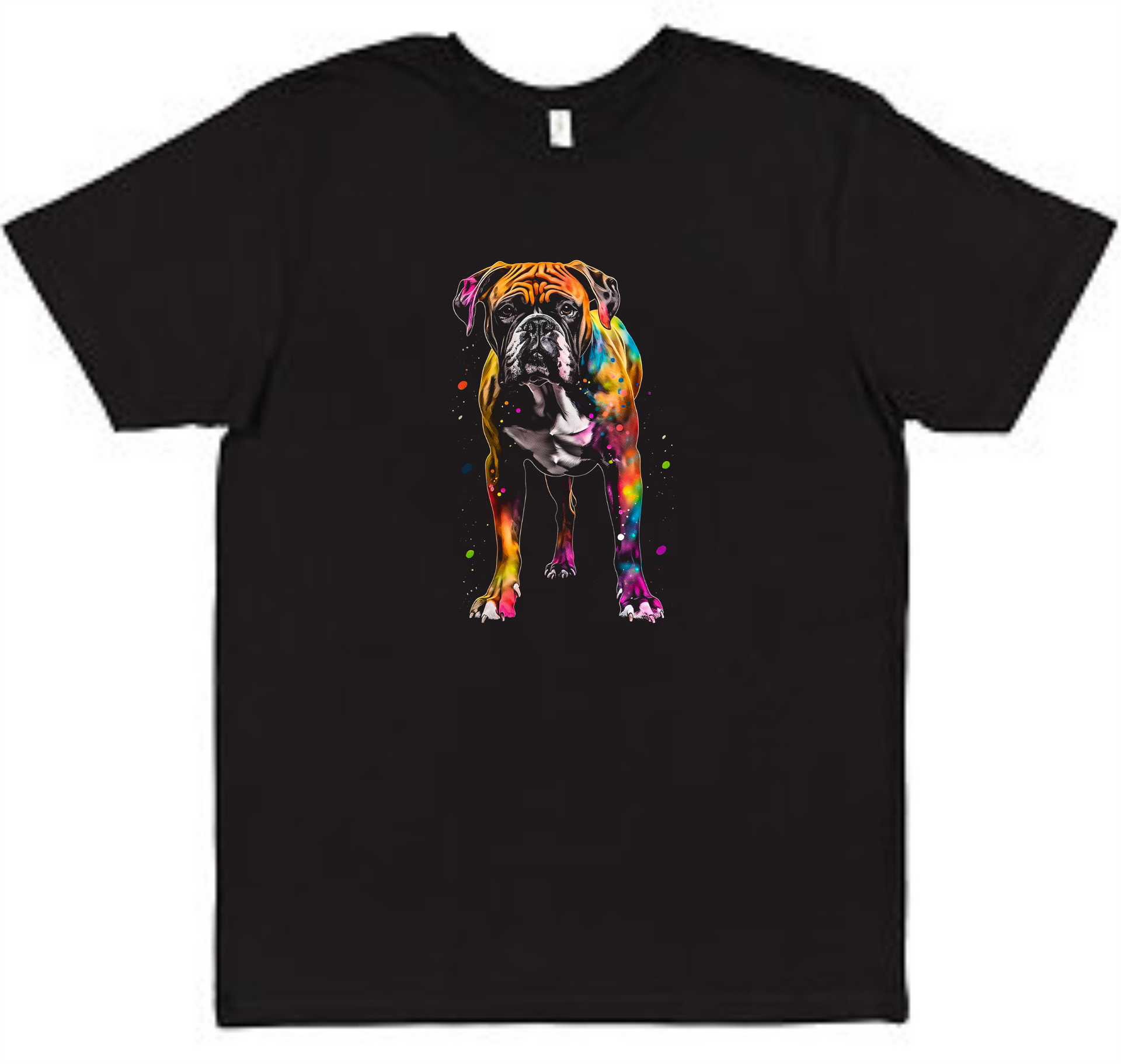 Neon Boxer Tee Adult Shirt by Akron Pride Custom Tees | Akron Pride Custom Tees