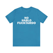 No Hablo Tee Aqua S T-Shirt by Printify | Akron Pride Custom Tees