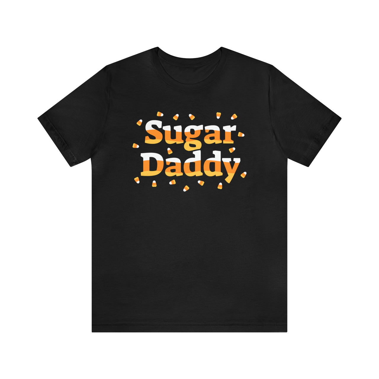 Sugar Daddy Tee Black S T-Shirt by Printify | Akron Pride Custom Tees