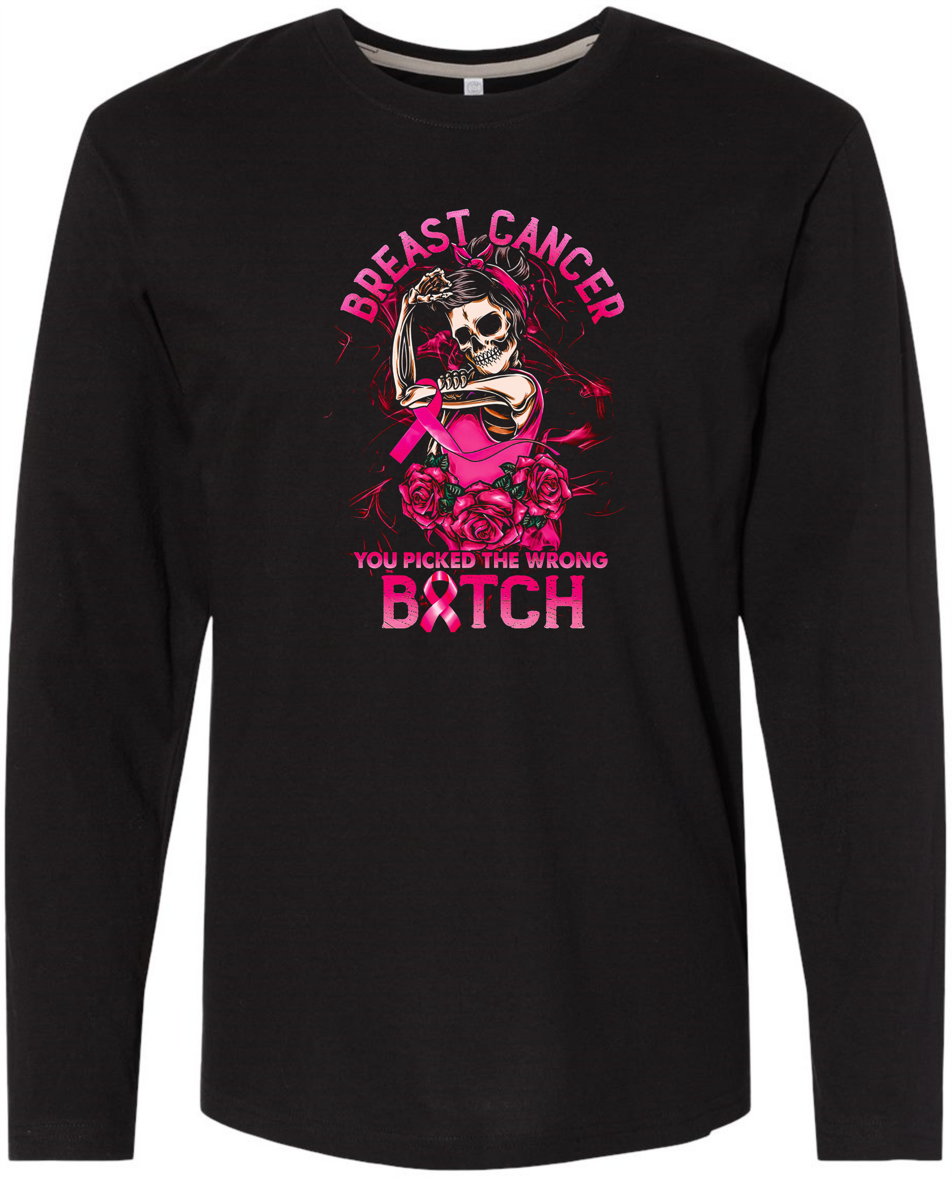 Wrong Bitch LS Tee Men Long Sleeve Shirt by Akron Pride Custom Tees | Akron Pride Custom Tees