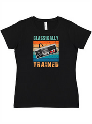 Classically Trained Ladies Tee Akron Pride Custom Tees