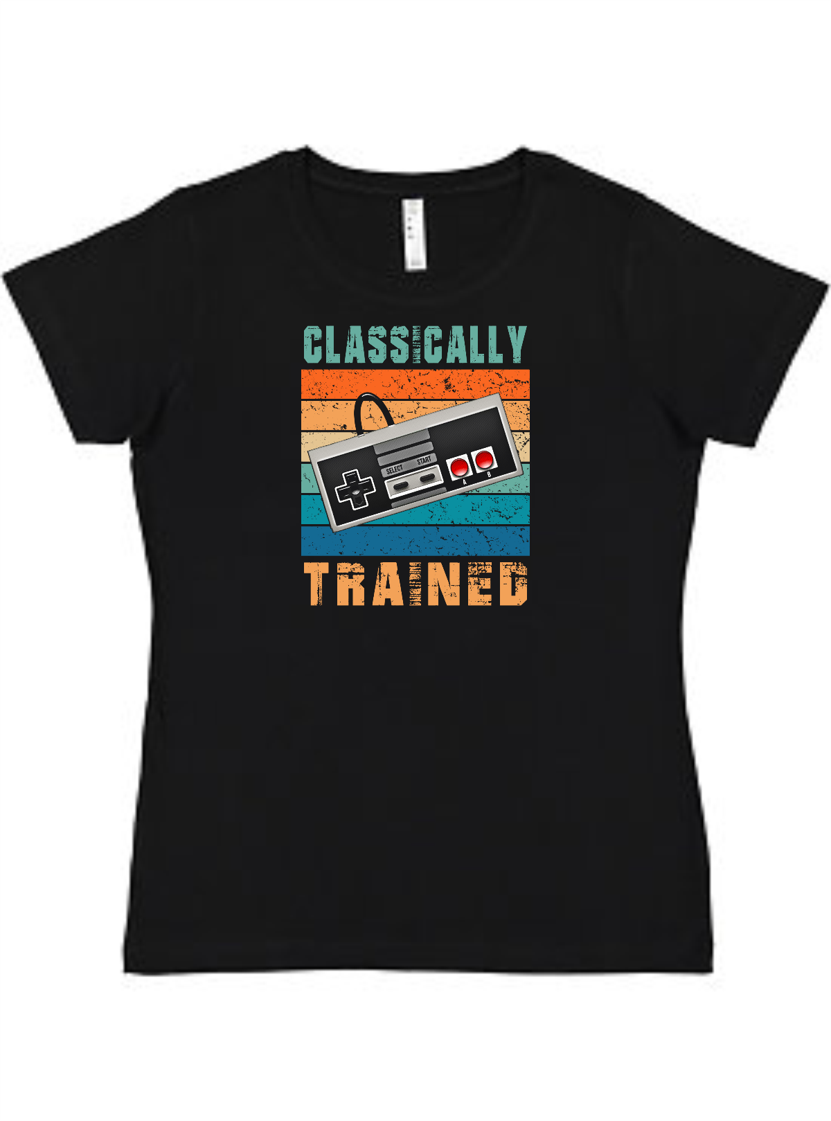Classically Trained Ladies Tee Akron Pride Custom Tees