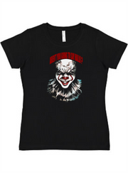 Creepy Clown Ladies Tee Akron Pride Custom Tees