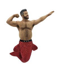 Muscle Beach II Merman Ornament Akron Pride Custom Tees