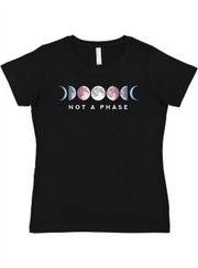 Not a Phase Ladies Tee Akron Pride Custom Tees