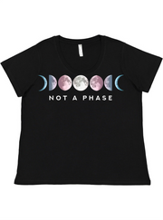 Not a Phase Ladies Tee Akron Pride Custom Tees
