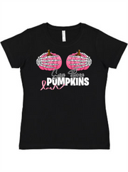 Save those Pumpkins Ladies Tee Akron Pride Custom Tees