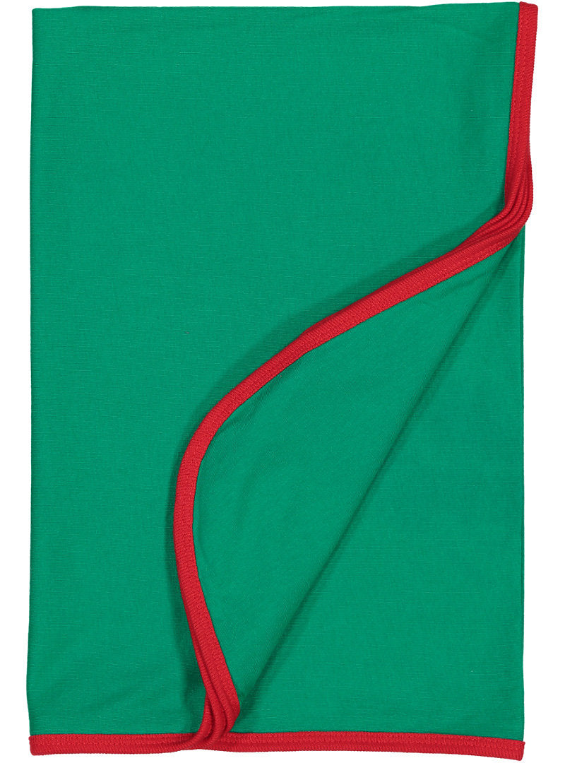 Kelly/Red Infant Premium Blanket
