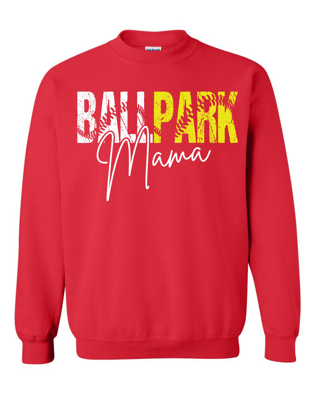 Ballpark Mom Crew Sweater