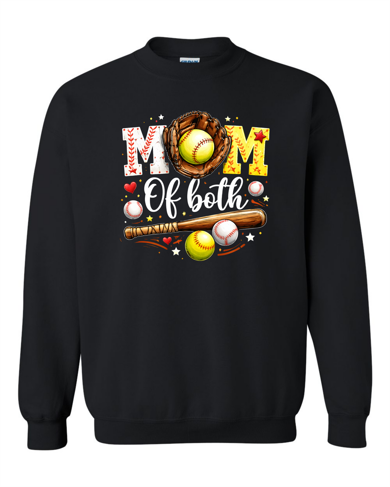Mom of Both Crew Sweater