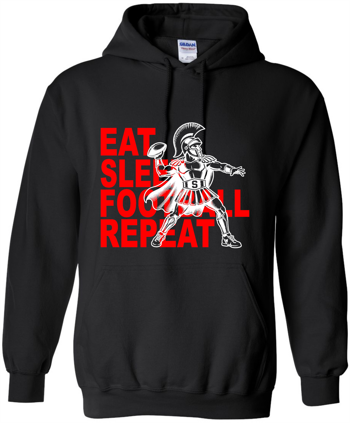 Eat Sleep Football Hoodie