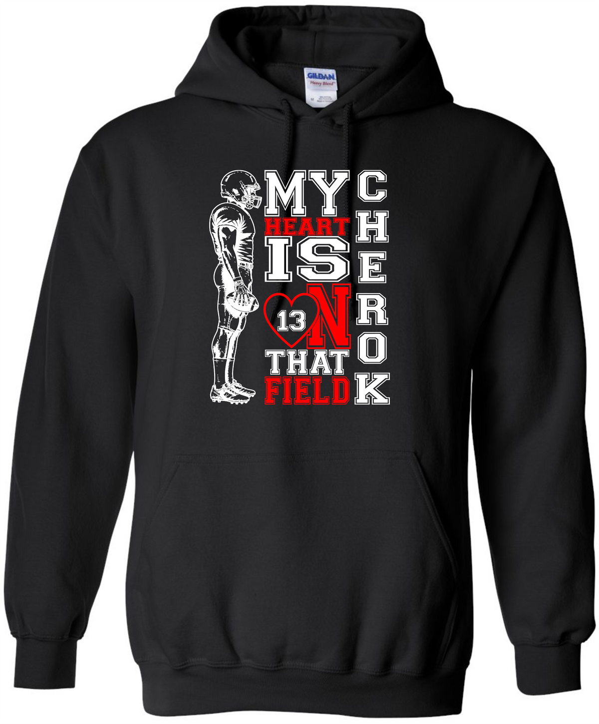 My heart is on that field Hoodie