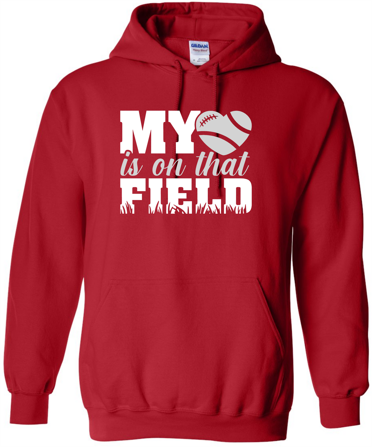 Spartan Heart on field Hoodie