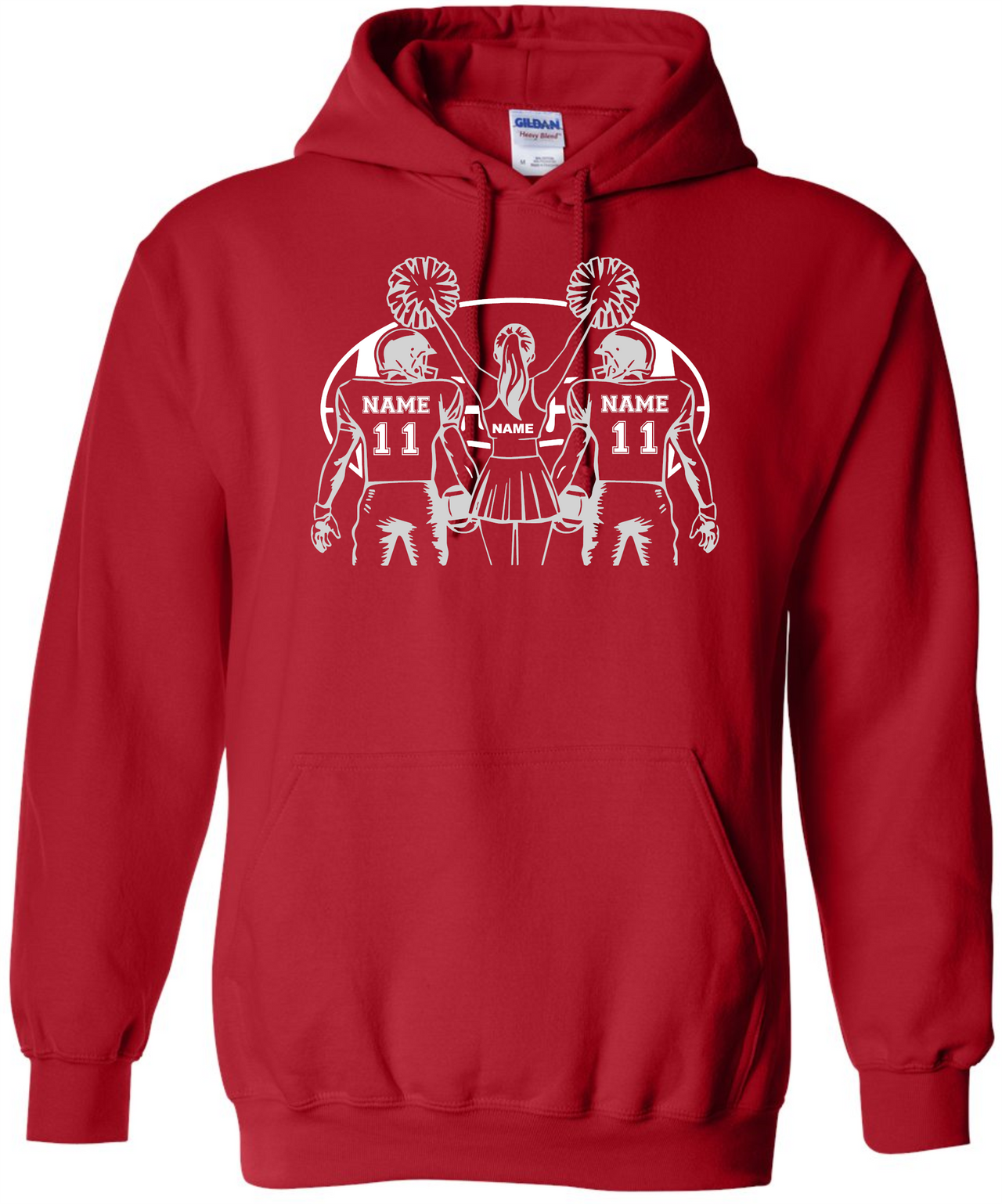 Spartan 2 Players 1 Cheerleader Hoodie