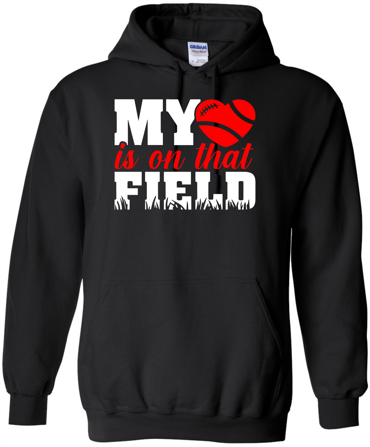 Spartan Heart on field Hoodie