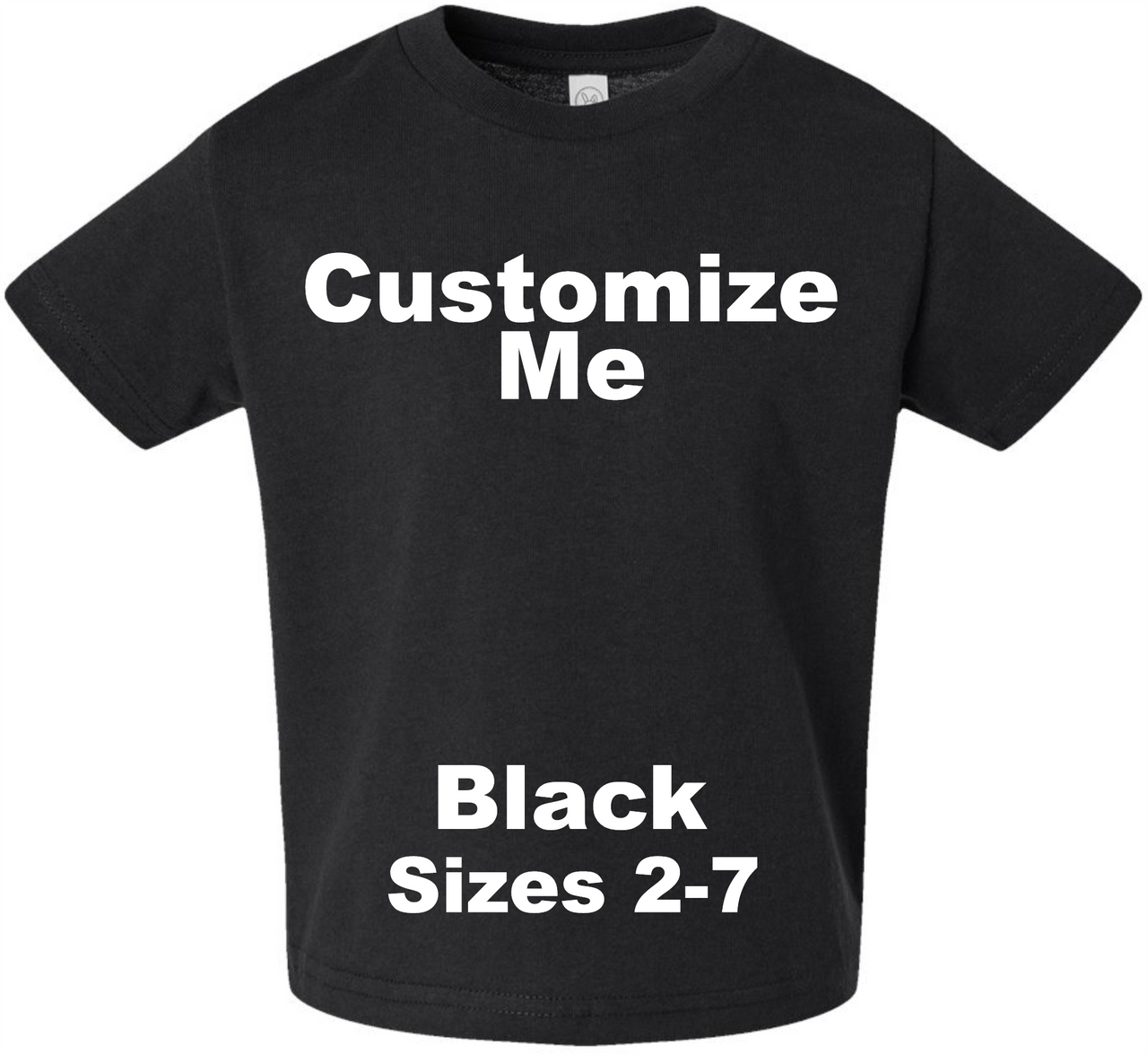 Black Toddler Tee