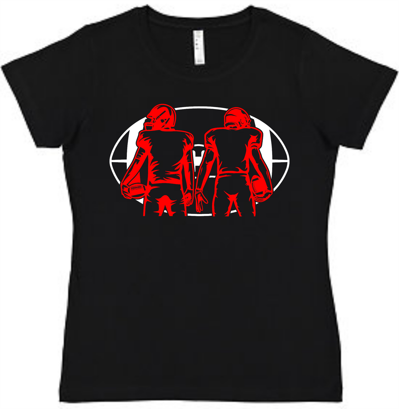 Spartan 2 Football Players Ladies Tee