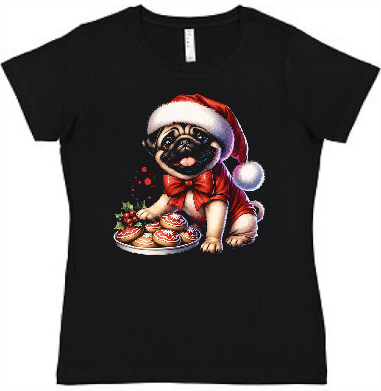 Christmas Pug Tee