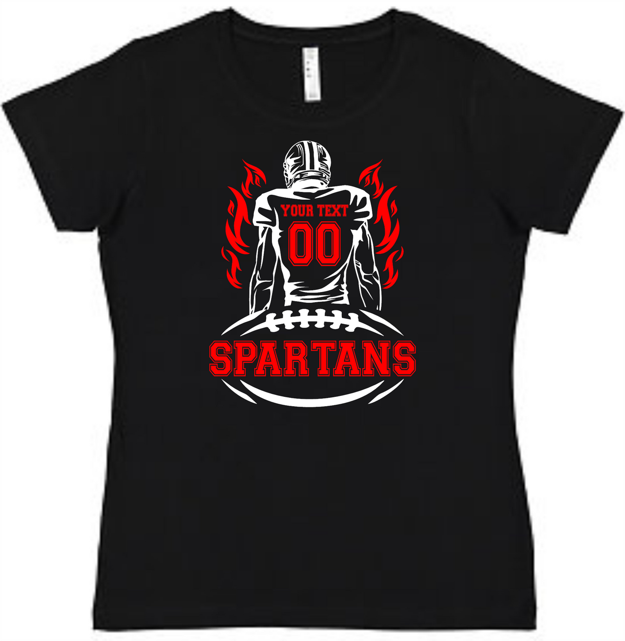 Spartan Football Ladies Tee
