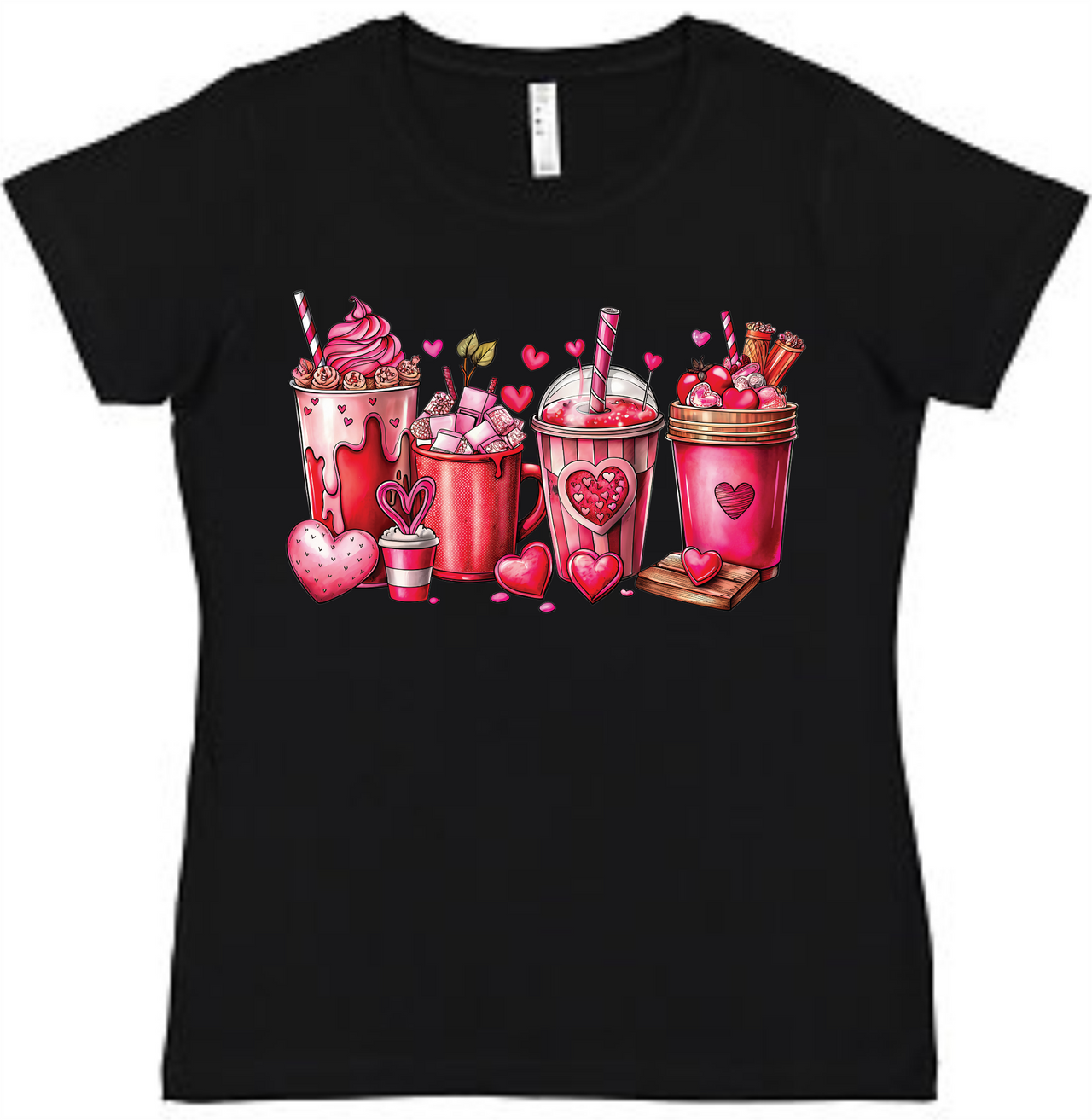 Valentine Coffee Ladies Tee