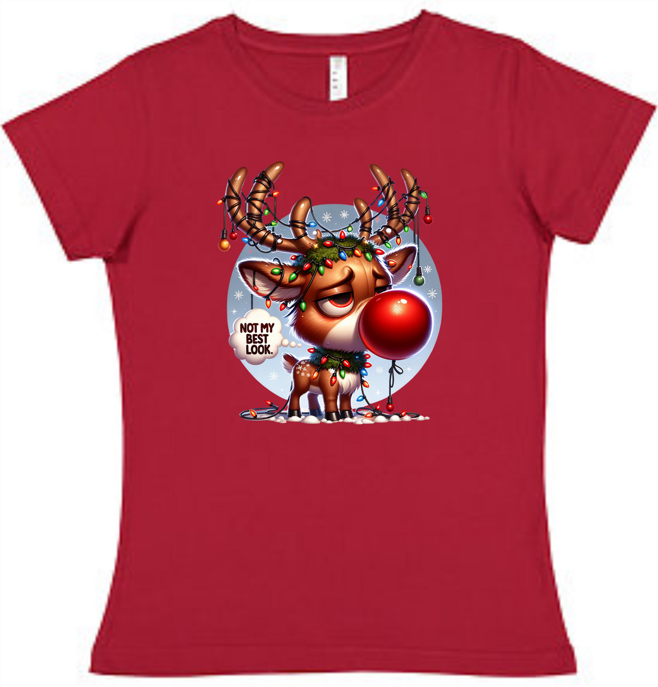 Funny Christmas Ladies Tee