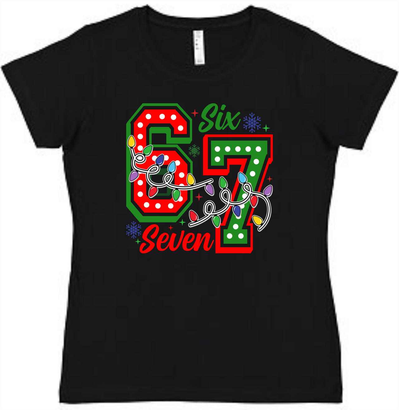 Christmas Six Seven Ladies Tee