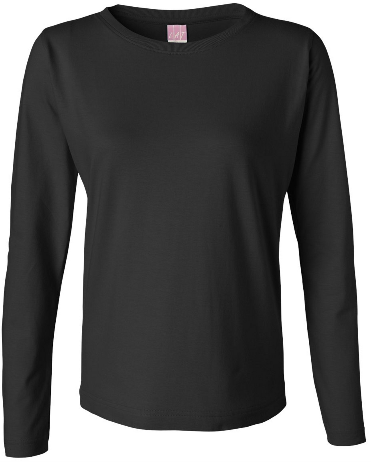 Black Ladies LS Tee