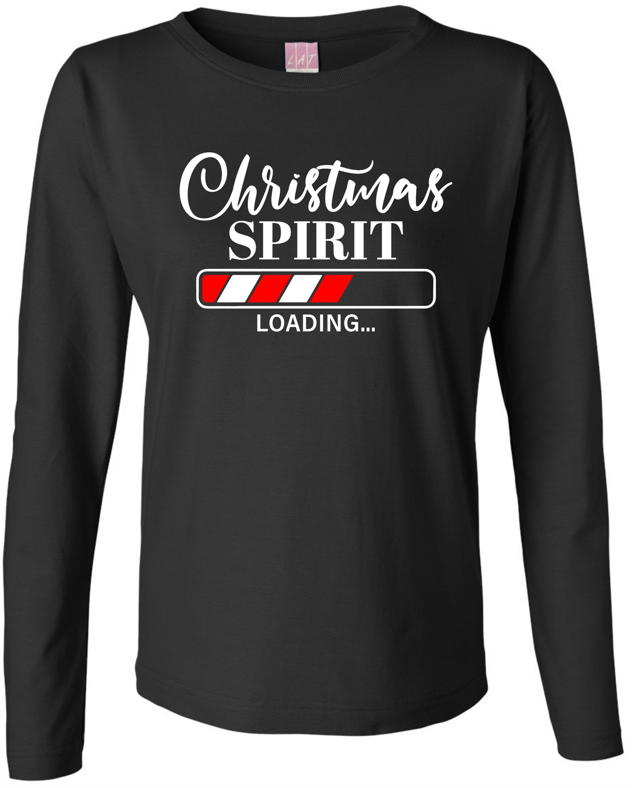 Christmas Spirit Ladies L/S Tee