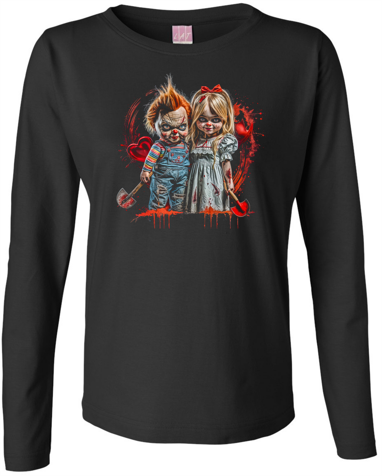 Creepy Dolls Ladies LS Tee