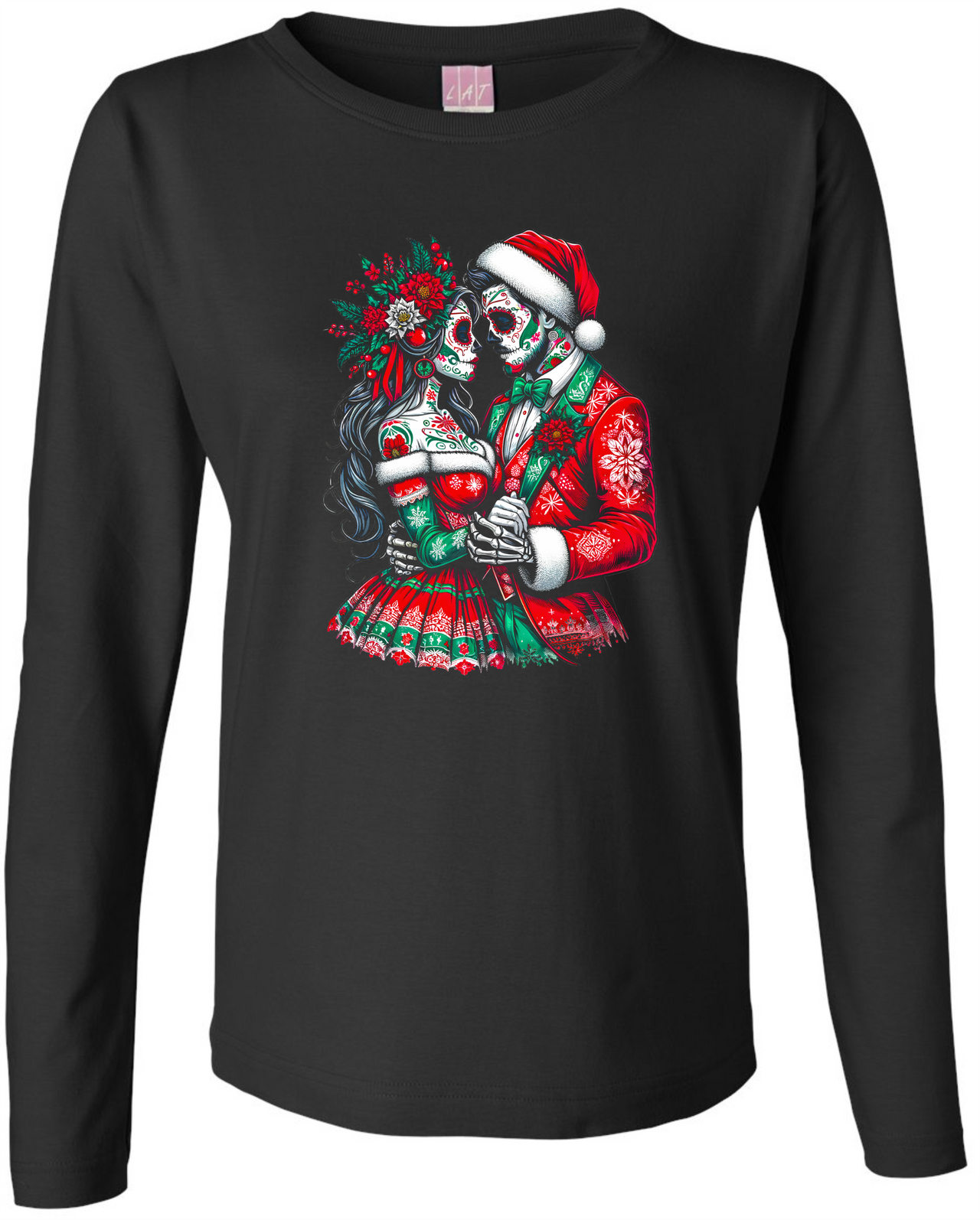 Christmas Ladies L/S Tee