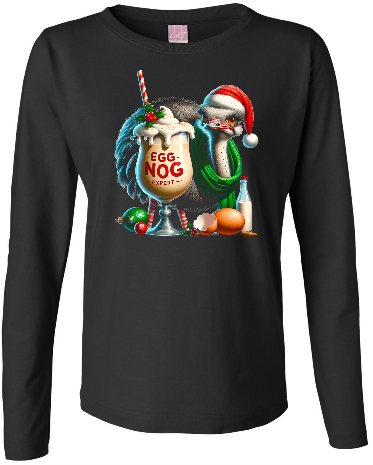 Christmas  Ladies L/S Tee