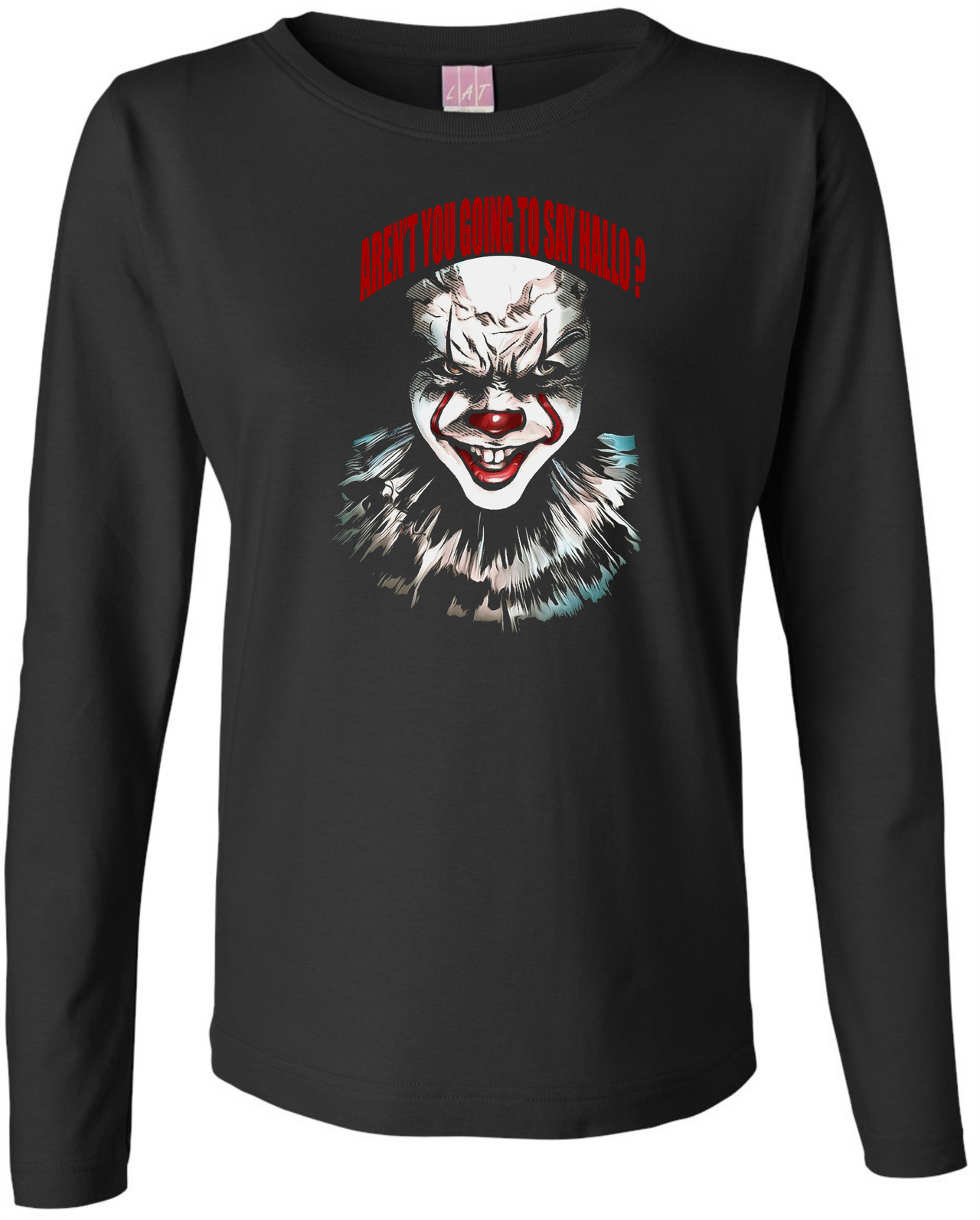 Halloween Ladies LS Tee