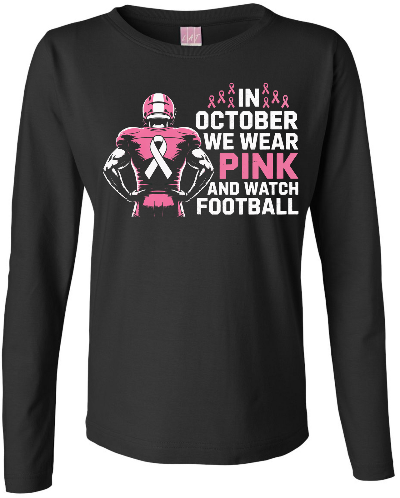 Pink Awareness Ladies LS Tee