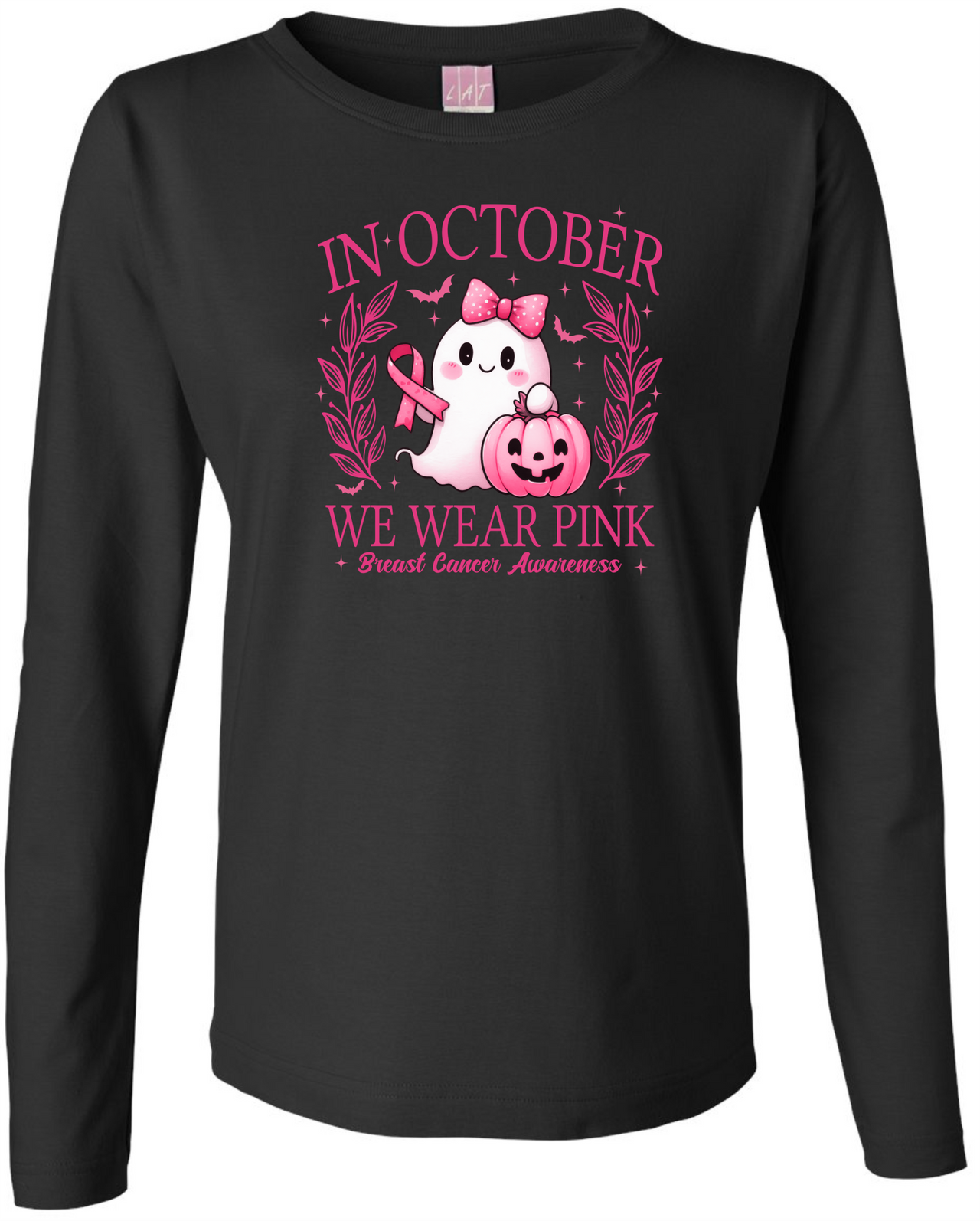 Pink Awareness Ladies LS Tee