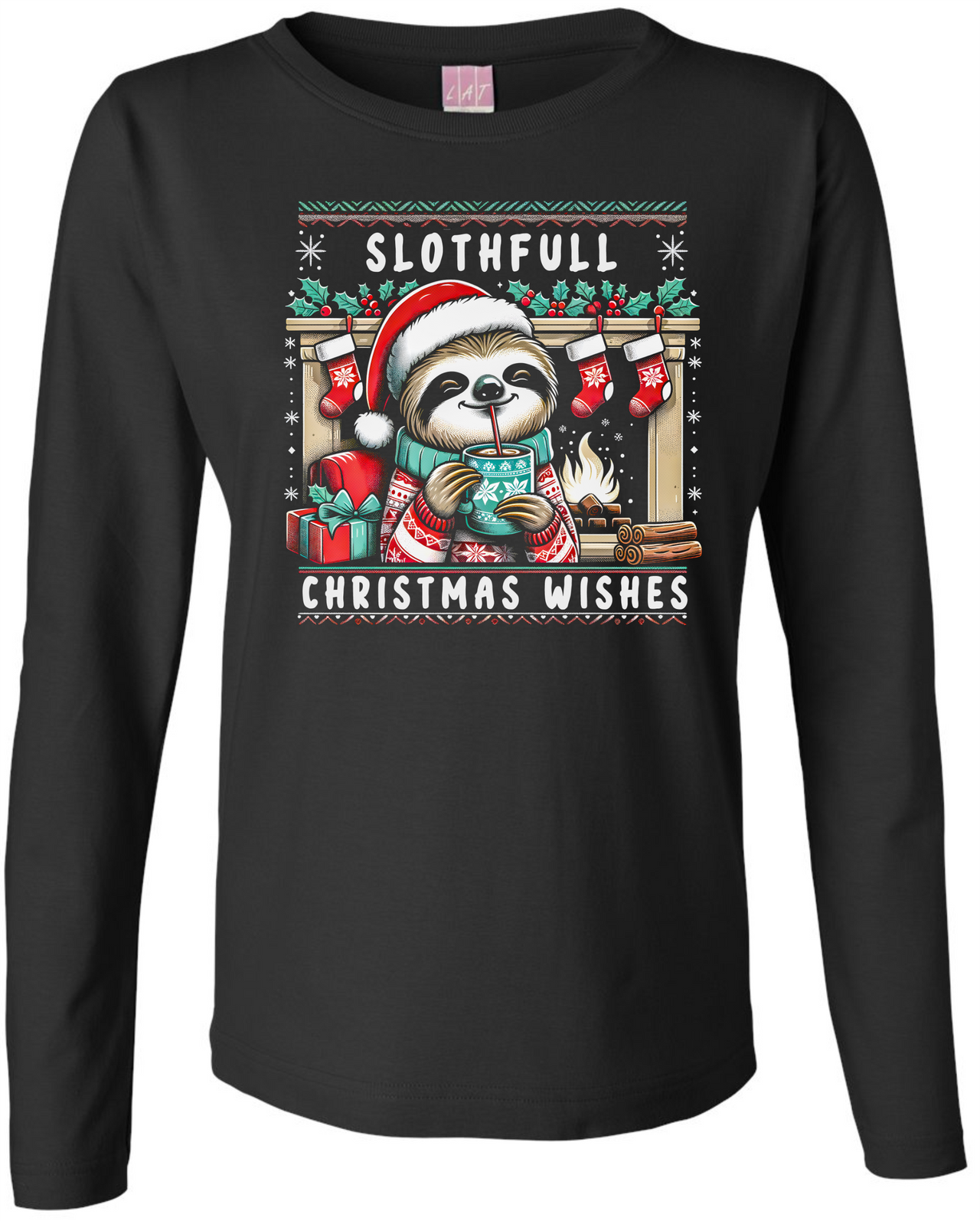 Christmas Ladies L/S Tee