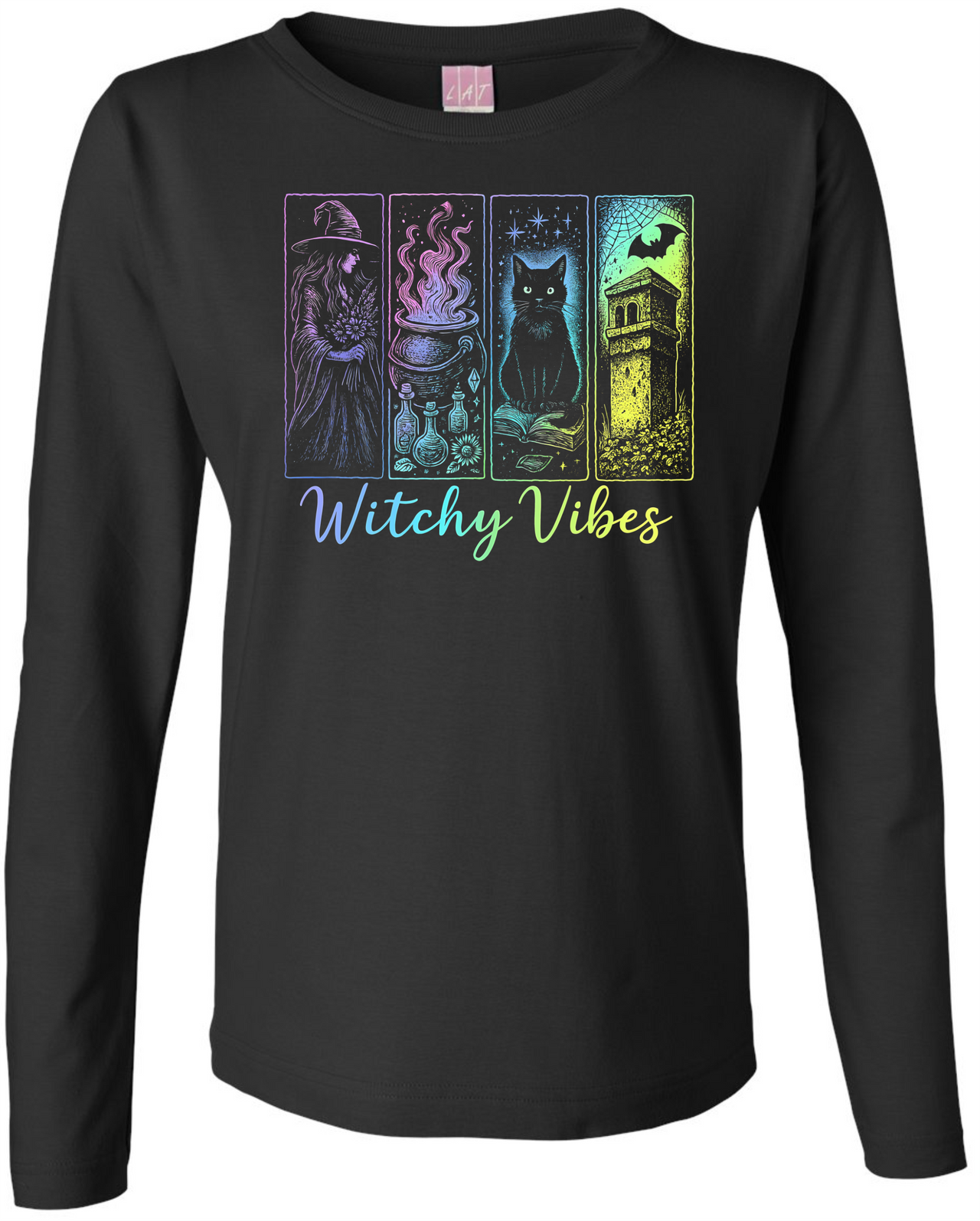 Witchy Vibes Ladies LS Tee
