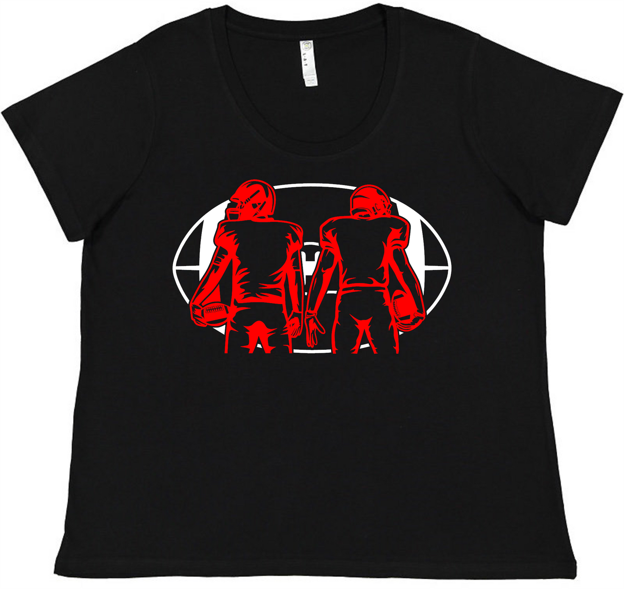 Spartan 2 Football Players Ladies Tee