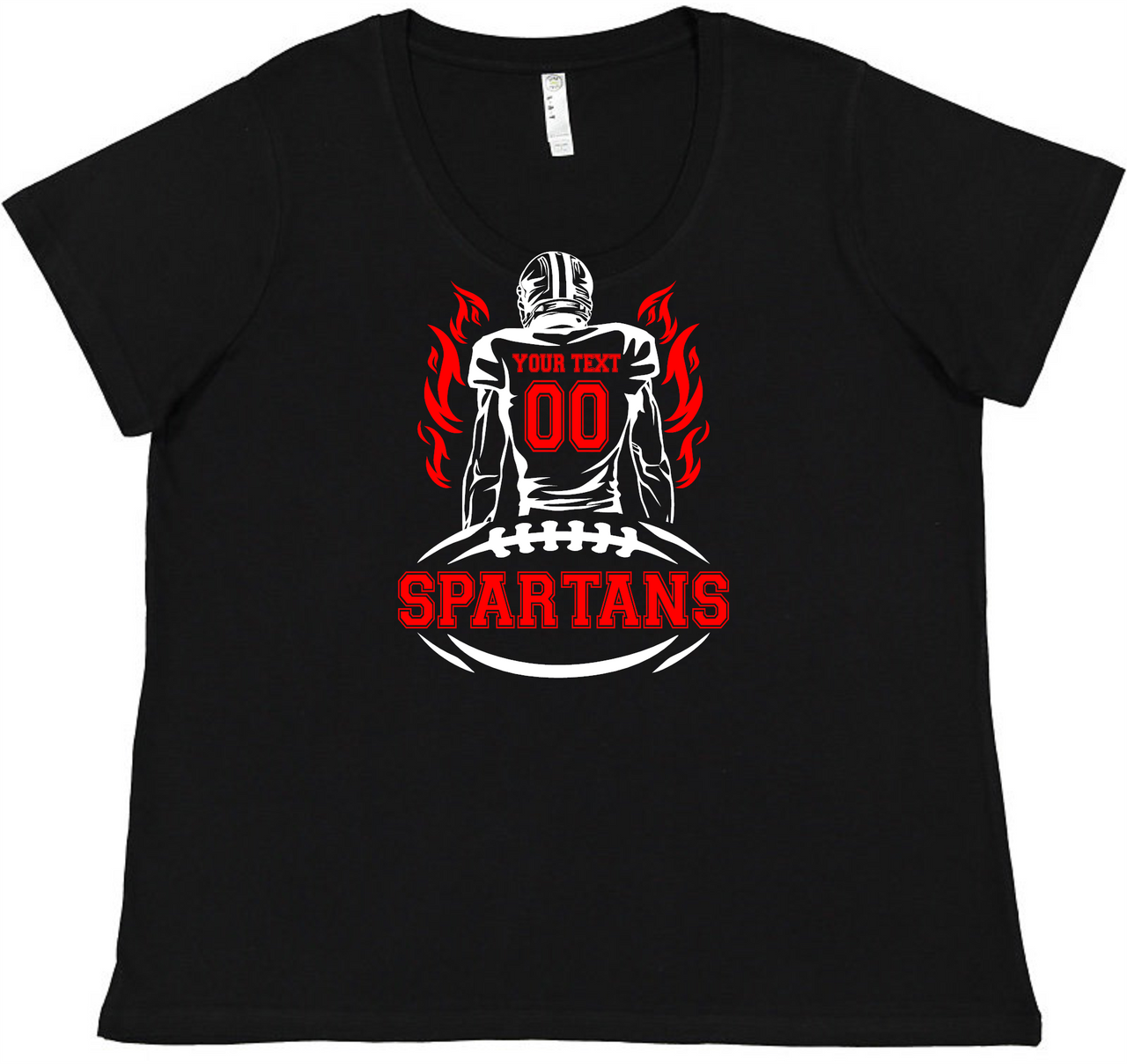 Spartan Football Ladies Tee