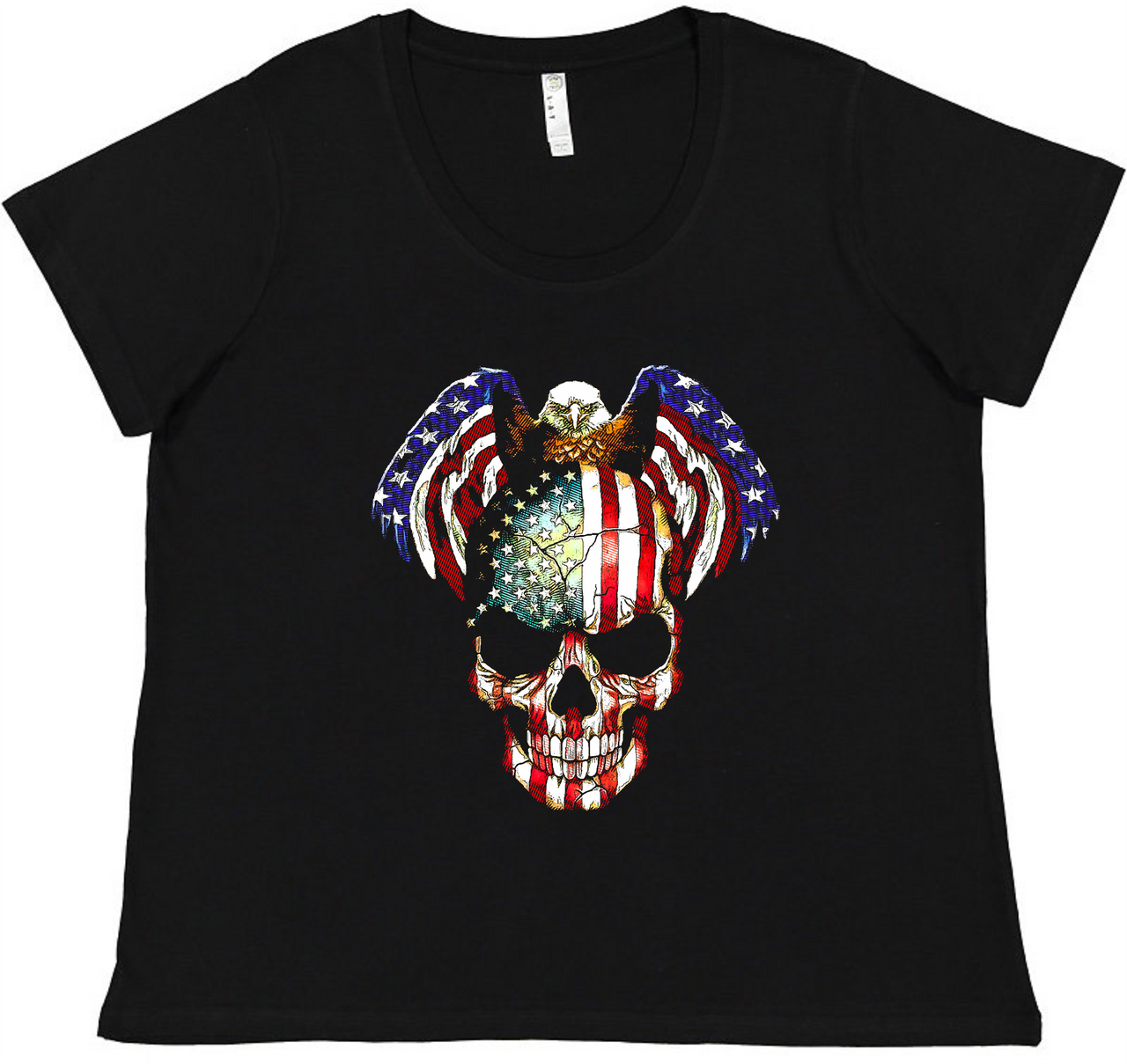 American Skull Ladies Tee