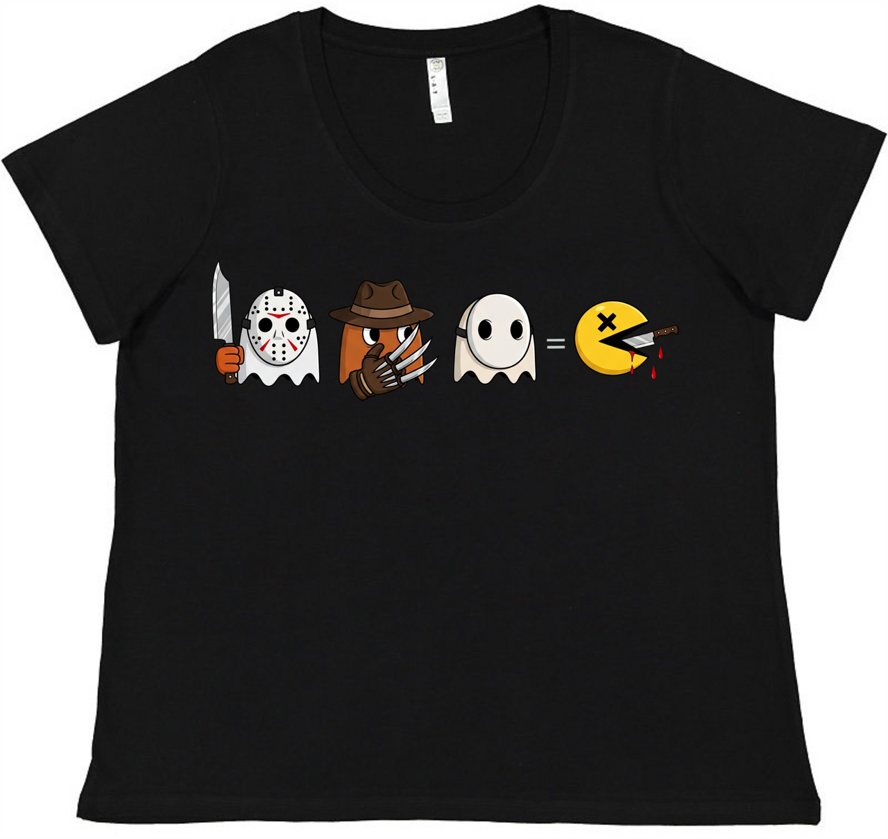 Halloween Retro Ladies Tee