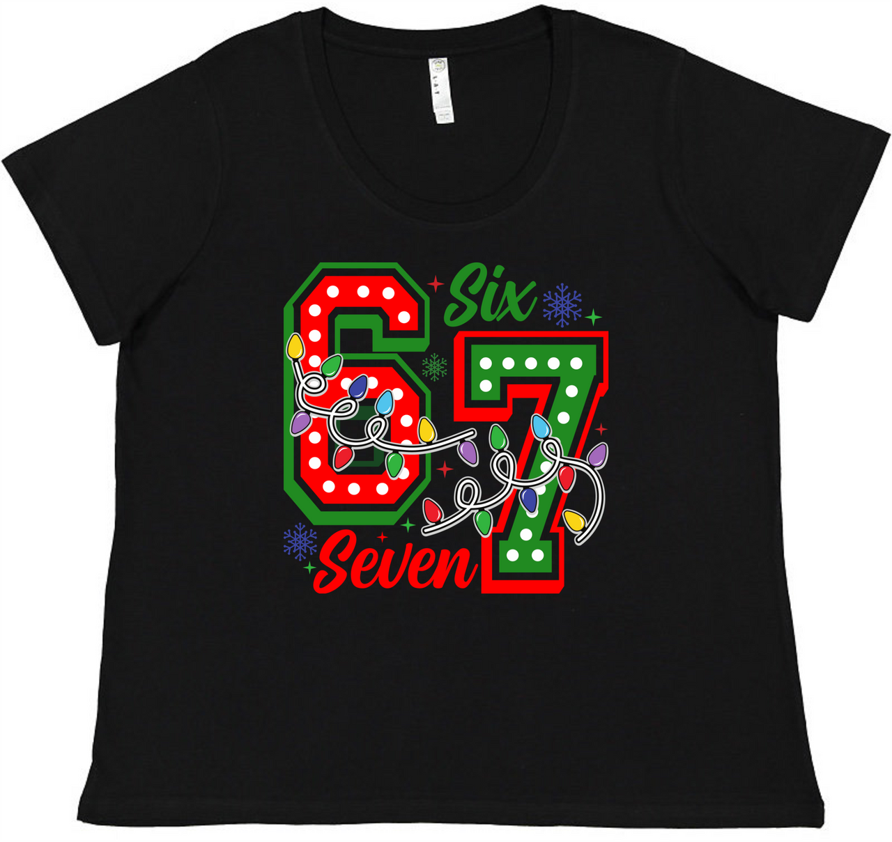 Christmas Six Seven Ladies Tee