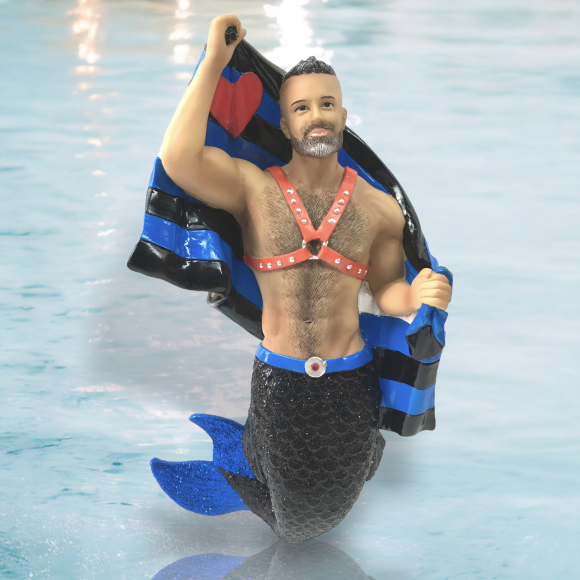 Leather Pride Merman Ornament
