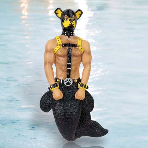 December Diamonds Pup Merman Ornament