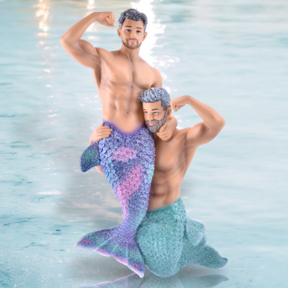 Playmates Merman Ornament