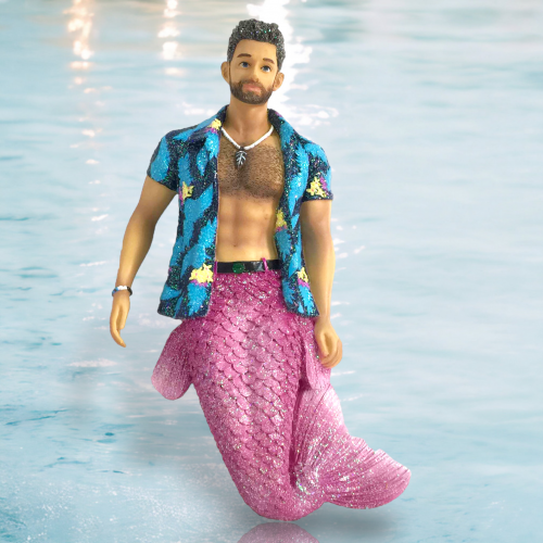 Beach Bim Bo Merman Ornament